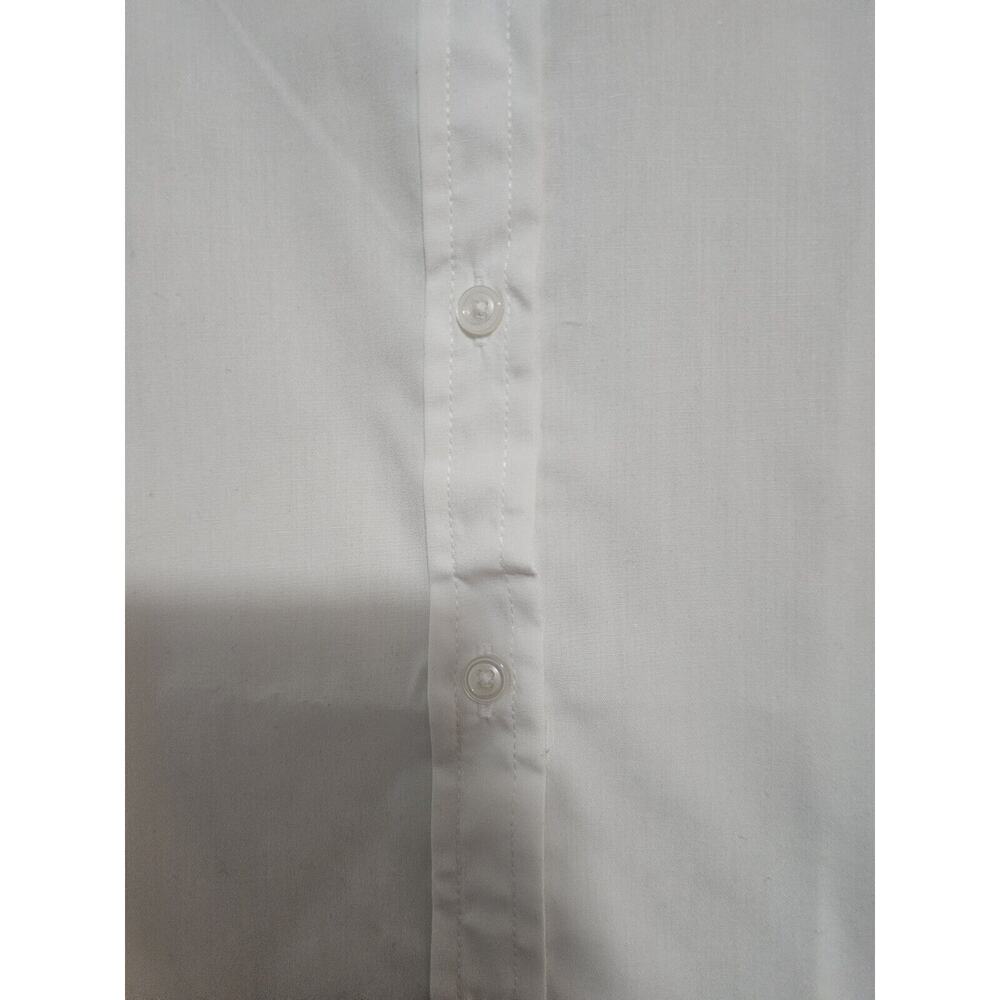 Girls White School Uniform Button Down Shirt Size 8 - Picture 4 of 7